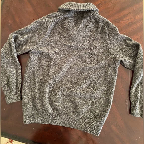 Men’s J. Crew Marled Lambswool Shawl-Collar Sweater - Picture 4 of 13